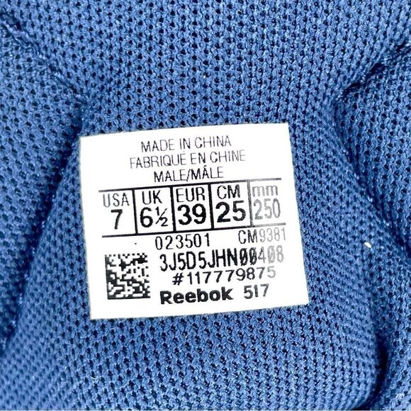 Reebok JJ II Watt Trainers Navy Blue and Red Men's Size 7 - Picture 9 of 9